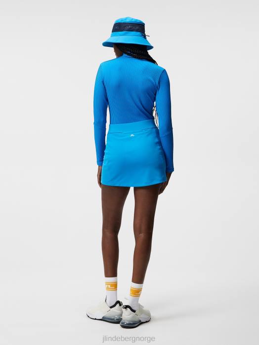 J.Lindeberg kvinner amelie skjørt strålende blå klær F8641656