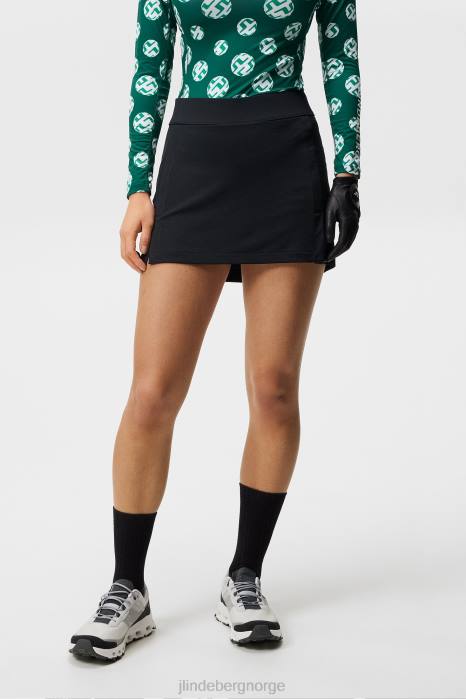 J.Lindeberg kvinner amelie skjørt svart klær F8641658