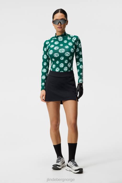 J.Lindeberg kvinner amelie skjørt svart klær F8641658