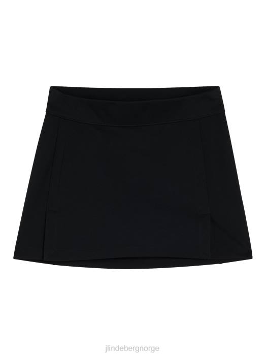 J.Lindeberg kvinner amelie skjørt svart klær F8641658