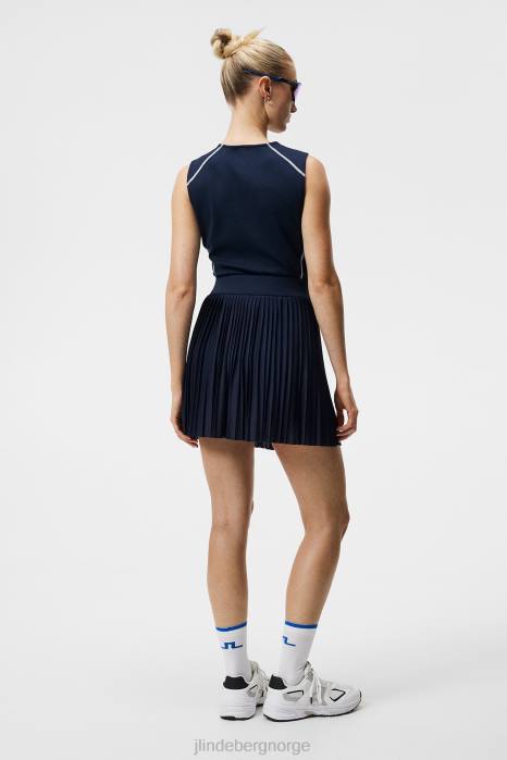 J.Lindeberg kvinner binx skjørt marinen klær F8641623