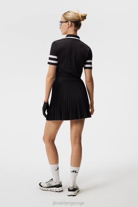 J.Lindeberg kvinner binx skjørt svart klær F8641625