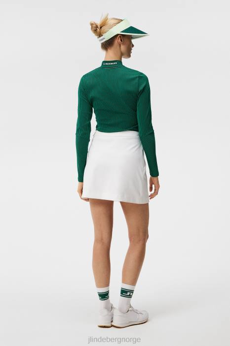 J.Lindeberg kvinner cataleya plissert skjørt hvit klær F8641666