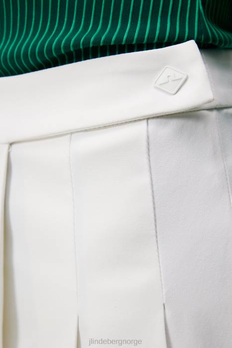 J.Lindeberg kvinner cataleya plissert skjørt hvit klær F8641666