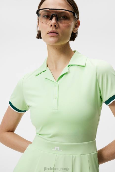 J.Lindeberg kvinner dagmar kjole patina grønn klær F8641636