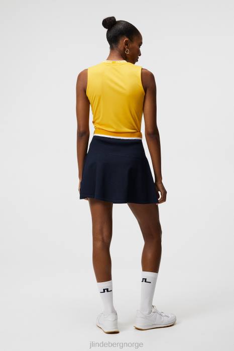 J.Lindeberg kvinner frida strikket skjørt sitrus klær F8641626