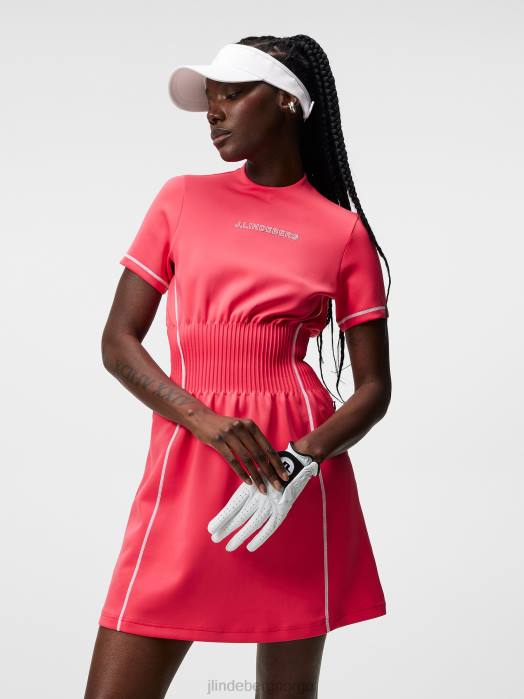 J.Lindeberg kvinner krystal kjole asalea klær F8641637