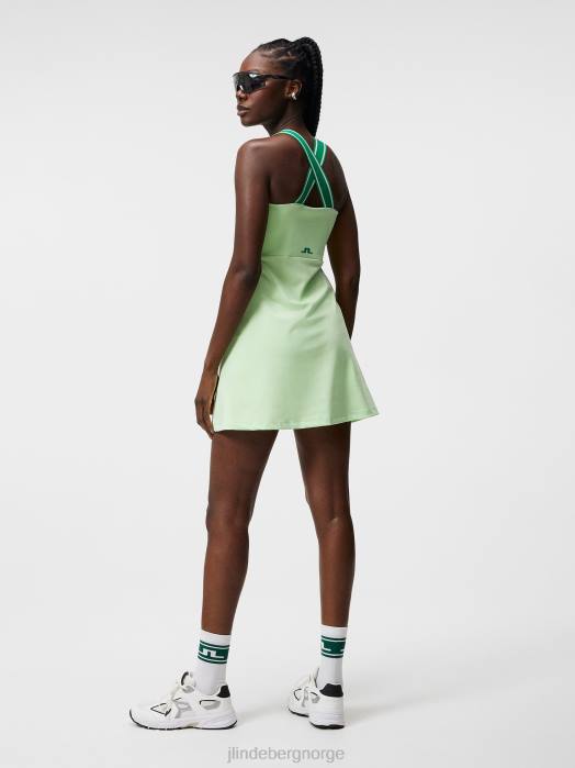 J.Lindeberg kvinner mona kjole patina grønn klær F8641614