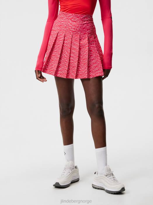 J.Lindeberg kvinner skjørt med adina-trykk azalea bridge swirl klær F8641675