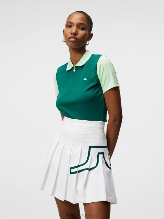 J.Lindeberg kvinner antonia polo regnskog klær F8641539