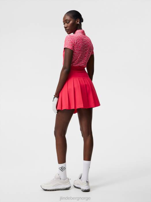 J.Lindeberg kvinner cara polo asalea klær F8641534