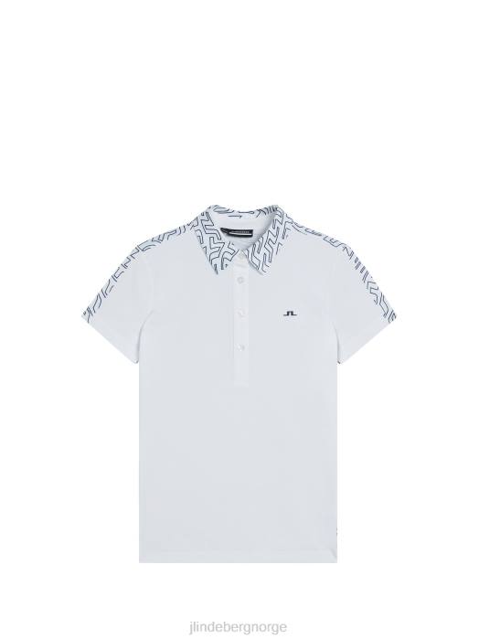 J.Lindeberg kvinner cara polo leo reflekterer solnedgangen klær F8641535