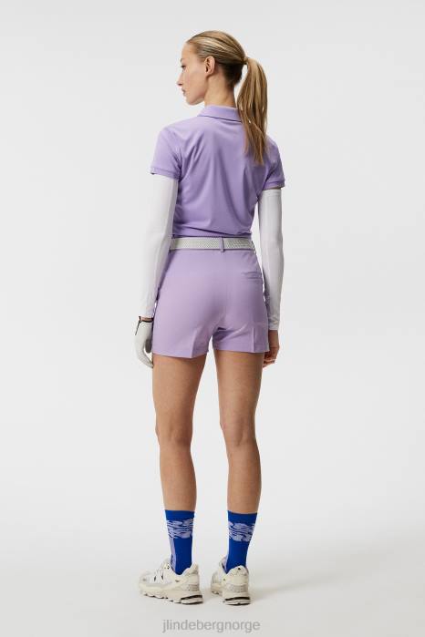 J.Lindeberg kvinner hailey polo sand verbena klær F8641383