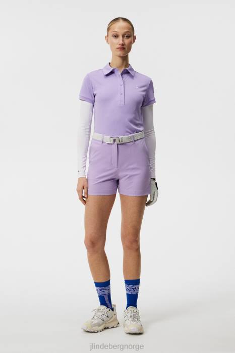 J.Lindeberg kvinner hailey polo sand verbena klær F8641383