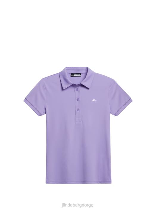 J.Lindeberg kvinner hailey polo sand verbena klær F8641383