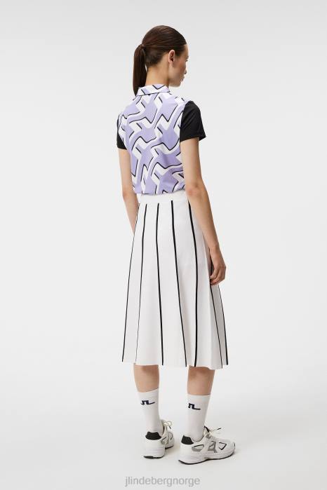 J.Lindeberg kvinner kristine polo brobølge søt lavendel klær F8641333