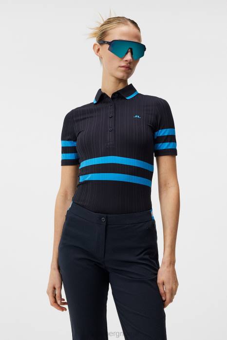 J.Lindeberg kvinner moira polo marinen klær F8641521