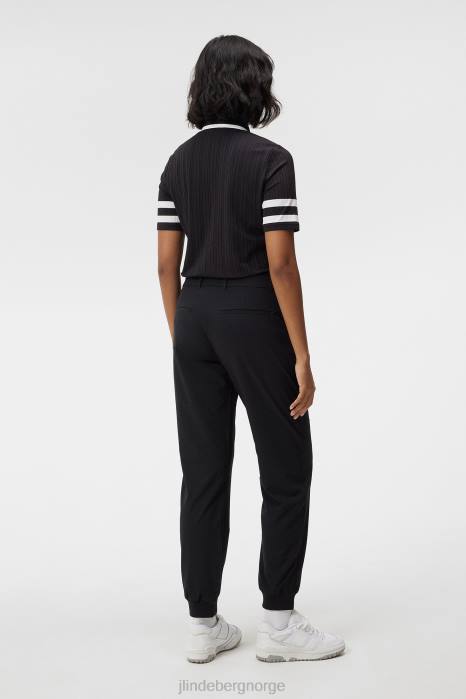 J.Lindeberg kvinner moira polo svart klær F8641364