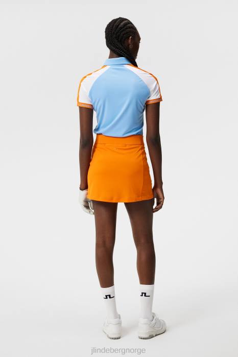 J.Lindeberg kvinner perinne polo liten gutt blå klær F8641339