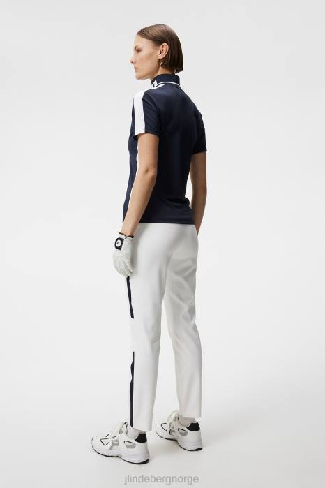 J.Lindeberg kvinner pip polo marinen klær F8641446