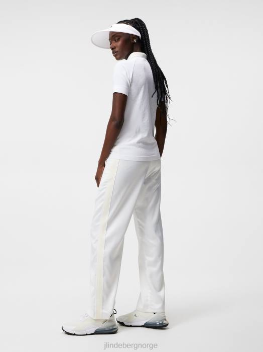 J.Lindeberg kvinner sadine sømløs polo hvit klær F8641501