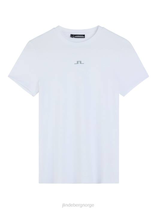 J.Lindeberg kvinner ada t-skjorte hvit klær F8641409