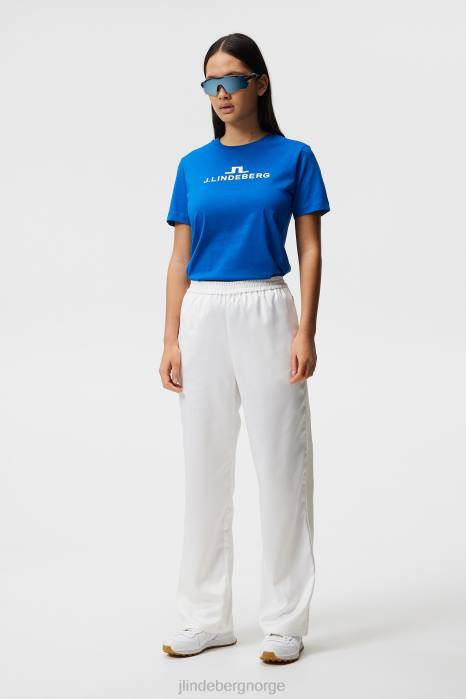 J.Lindeberg kvinner alfa t-skjorte lapis blå klær F8641414