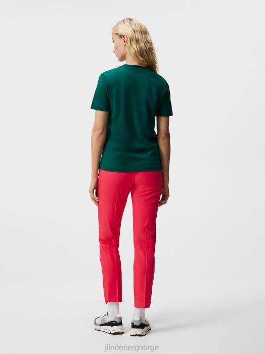 J.Lindeberg kvinner alfa t-skjorte regnskog klær F8641412