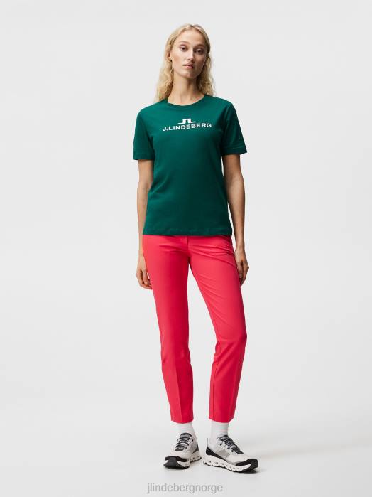 J.Lindeberg kvinner alfa t-skjorte regnskog klær F8641412