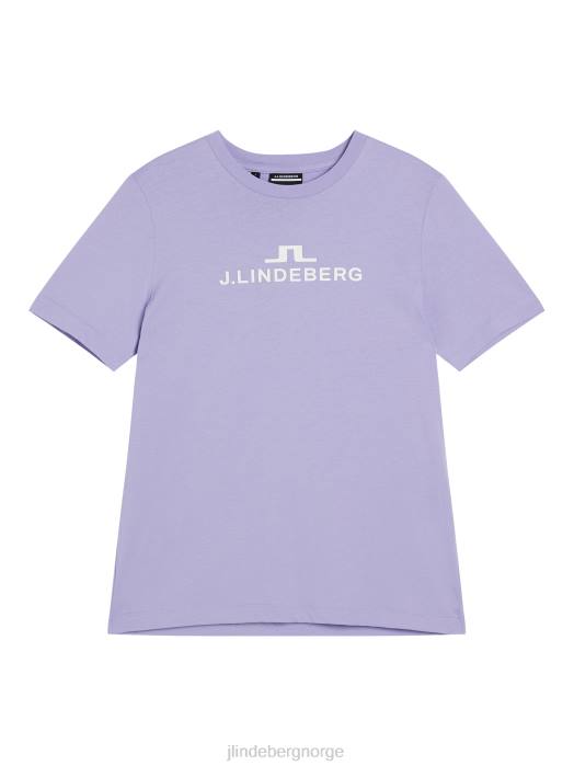 J.Lindeberg kvinner alfa t-skjorte søt lavendel klær F8641321