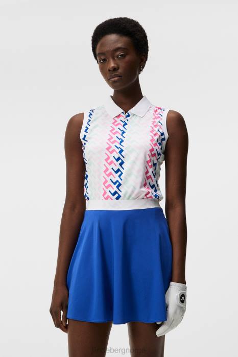 J.Lindeberg kvinner annie topp rosamalt bro klær F8641399