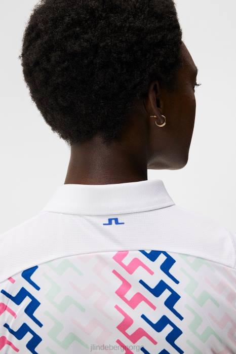 J.Lindeberg kvinner annie topp rosamalt bro klær F8641399