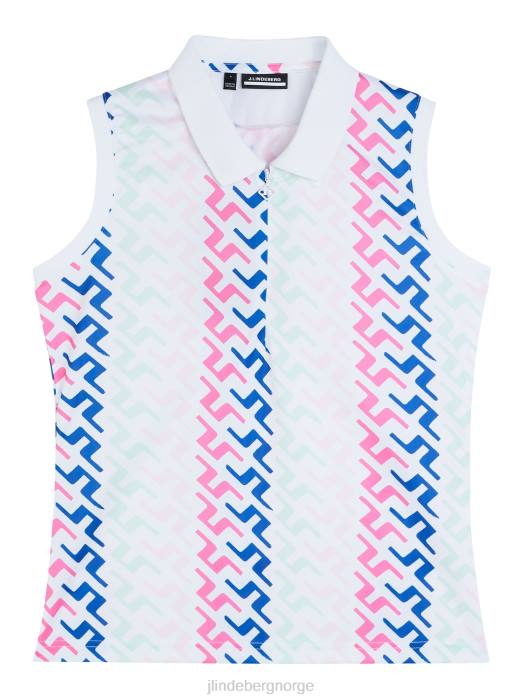 J.Lindeberg kvinner annie topp rosamalt bro klær F8641399