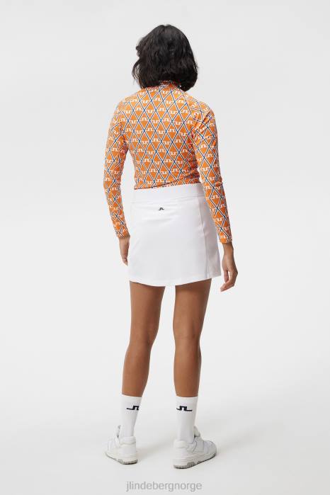 J.Lindeberg kvinner asa trykk komprimering topp overdådig diamant klær F8641369