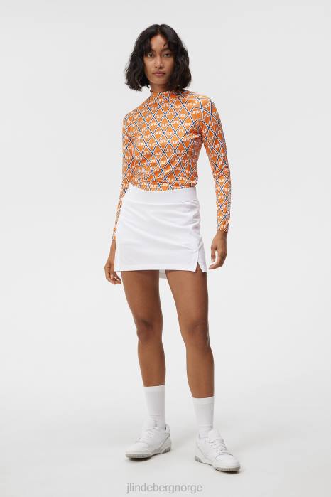 J.Lindeberg kvinner asa trykk komprimering topp overdådig diamant klær F8641369