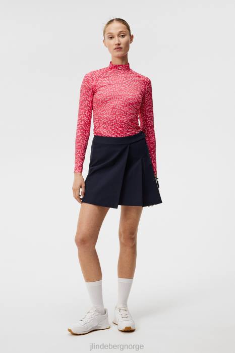 J.Lindeberg kvinner asa trykk komprimering topp regnskog sfære prikk klær F8641488