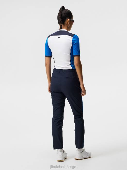 J.Lindeberg kvinner bea topp lapis blå klær F8641444