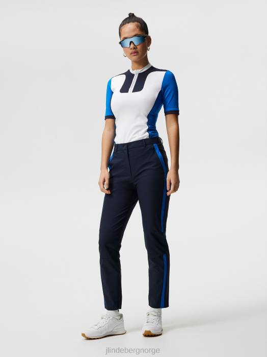 J.Lindeberg kvinner bea topp lapis blå klær F8641444