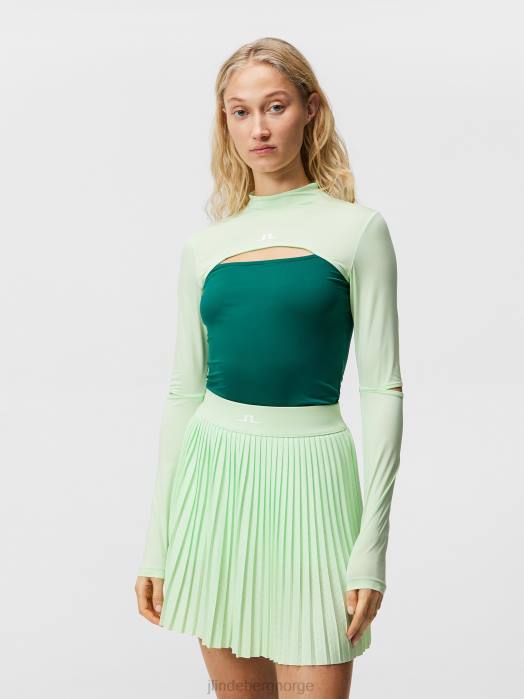 J.Lindeberg kvinner danielle topp patina grønn klær F8641528