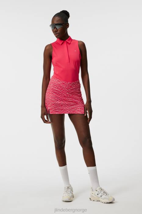 J.Lindeberg kvinner dena ermeløs topp asalea klær F8641439