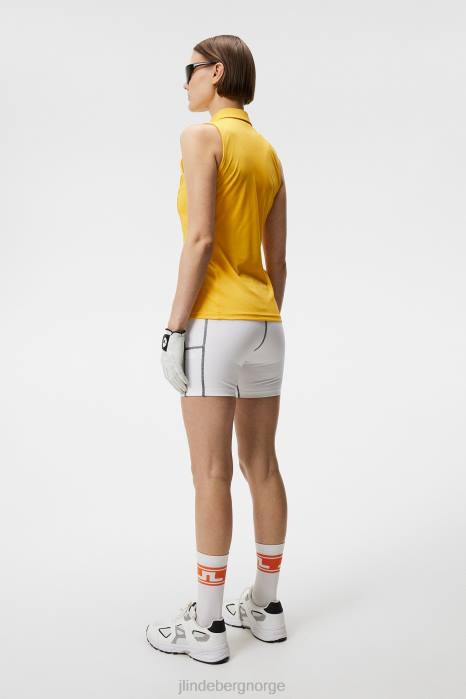 J.Lindeberg kvinner dena ermeløs topp sitrus klær F8641437