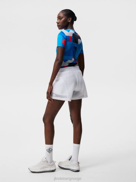 J.Lindeberg kvinner fay topp grå stor bro klær F8641420