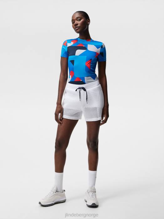 J.Lindeberg kvinner fay topp grå stor bro klær F8641420