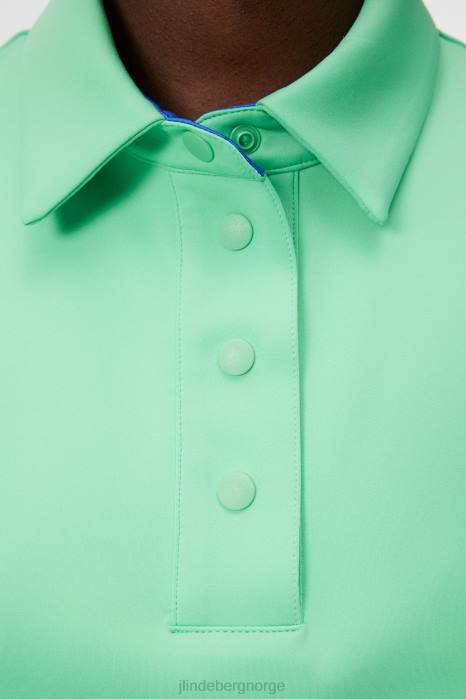 J.Lindeberg kvinner iris cropped topp jadekrem klær F8641341