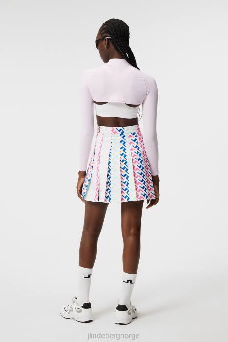 J.Lindeberg kvinner kristtorn topp kirsebærblomst klær F8641389