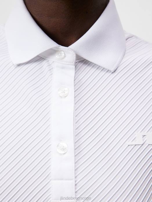 J.Lindeberg kvinner lale ermeløs topp hvit klær F8641512