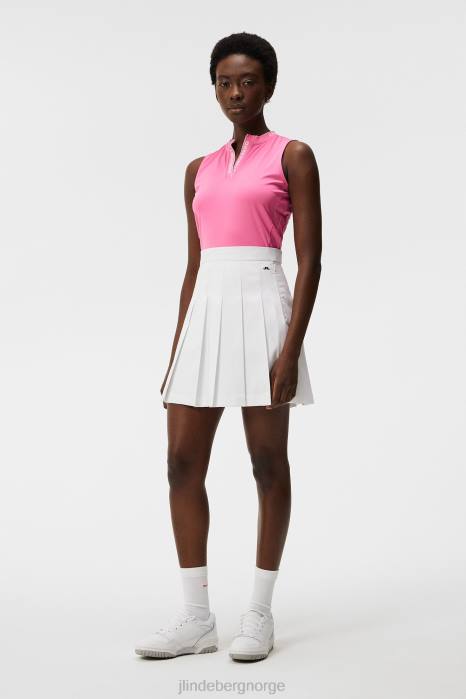 J.Lindeberg kvinner leya ermeløs topp azalea rosa klær F8641395