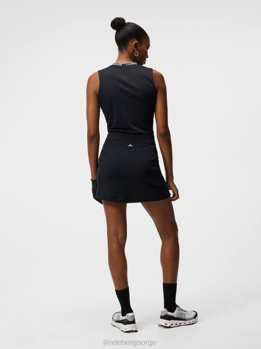 J.Lindeberg kvinner leya ermeløs topp marinen klær F8641476