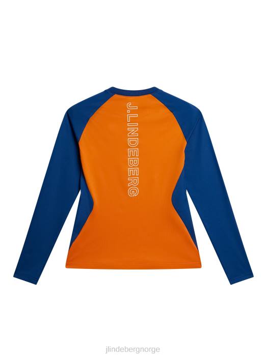 J.Lindeberg kvinner magnolia topp overflod klær F8641378