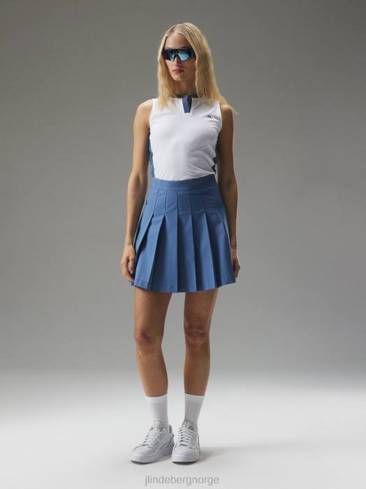 J.Lindeberg kvinner meya topp blå horisont klær F8641547